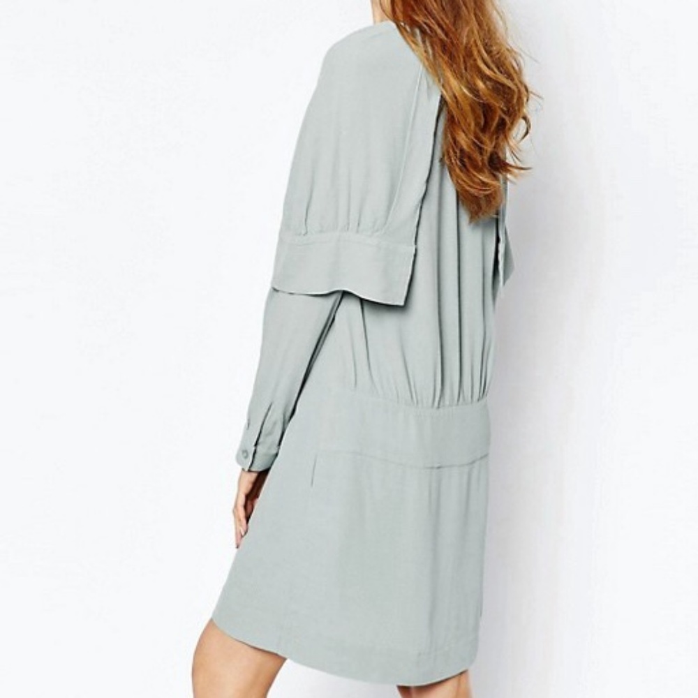 NWT See By Chloe Double Cuff Cape Dress Size 6